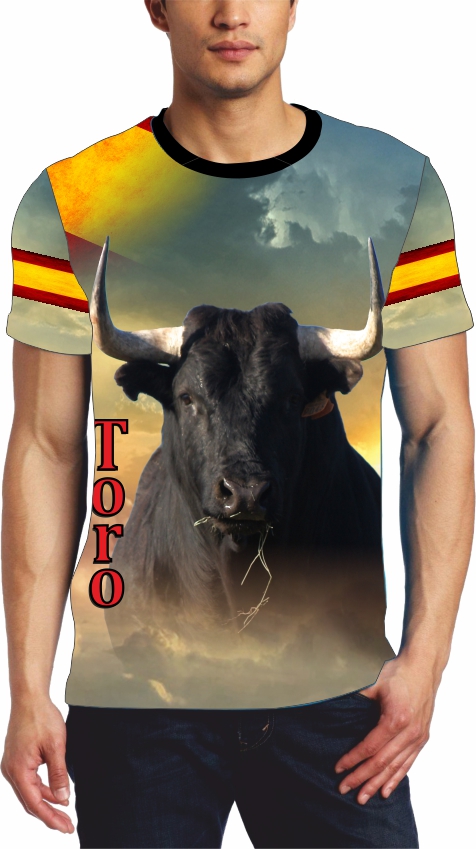 Camiseta de Toros con Toro de Frente - tienda de artículos y moda ...
