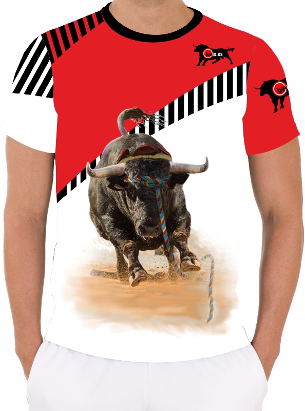 Parque jurásico Agradecido tramo Camiseta Toro de Cuerda - tienda de artículos, regalo, camisetas y moda  taurinos bous.es