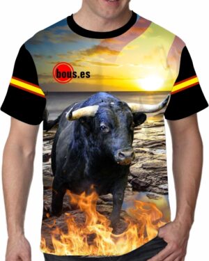 Camisetas de toros bravos Apasionado del toro bravo